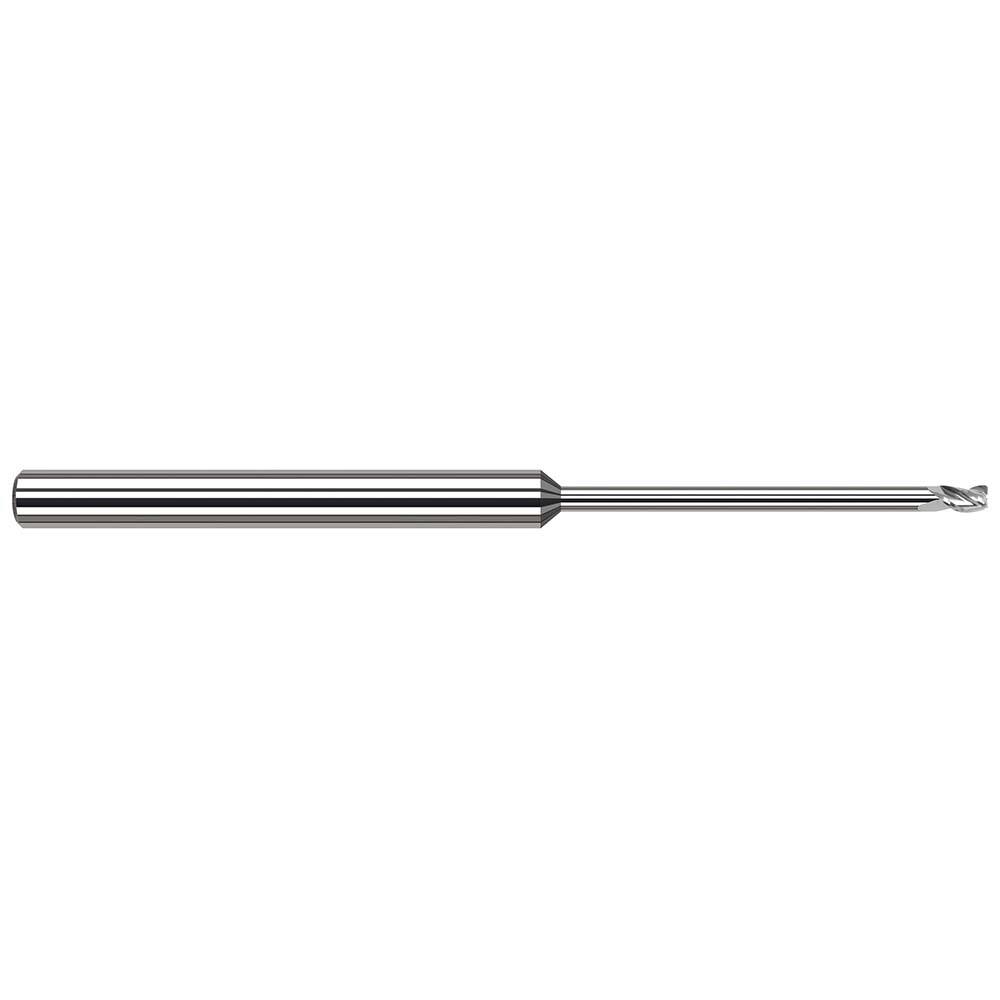 Harvey Tool - Corner Radius & Corner Chamfer End Mills; Mill Diameter (Inch): 1/16 ; Mill Diameter (Decimal Inch): 0.0620 ; End Type: Corner Radius ; Corner Radius (Decimal Inch): 0.0050 ; Number of Flutes: 3 ; Material: Solid Carbide - Exact Industrial Supply