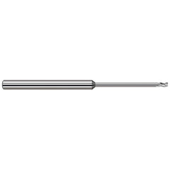 Harvey Tool - Corner Radius & Corner Chamfer End Mills; Mill Diameter (Inch): 1/16 ; Mill Diameter (Decimal Inch): 0.0620 ; End Type: Corner Radius ; Corner Radius (Decimal Inch): 0.0050 ; Number of Flutes: 3 ; Material: Solid Carbide - Exact Industrial Supply