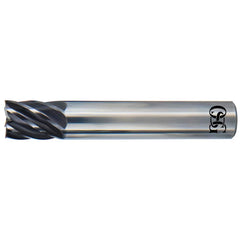 Corner Radius End Mill: 5/8″ Dia, 1-9/16″ LOC, 0.06″ Radius, 7 Flutes, Solid Carbide 3-1/2″ OAL, 5/8″ Shank Dia, 36 ° Helix, EXO Coated, Corner Radius End, Series VGM7