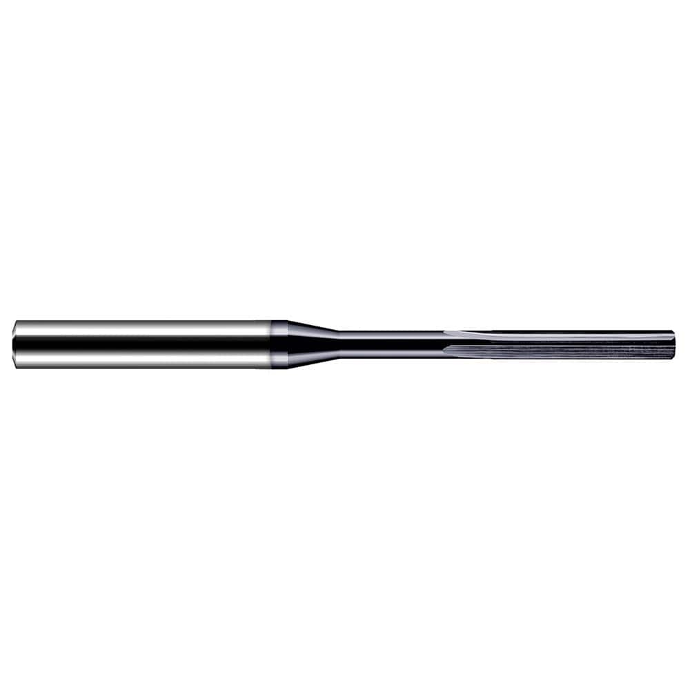 Harvey Tool - 0.1245" Diam 4-Flute Straight Shank Straight Flute Solid Carbide Chucking Reamer - Exact Industrial Supply