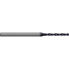 Harvey Tool - 1/16", 140° Point, Solid Carbide Micro Drill Bit - Exact Industrial Supply