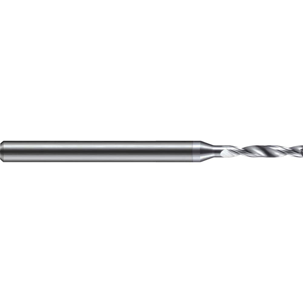 Harvey Tool - #60, 180° Point, Solid Carbide Micro Drill Bit - Exact Industrial Supply