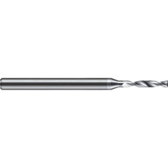 Harvey Tool - 1.27mm, 180° Point, Solid Carbide Micro Drill Bit - Exact Industrial Supply