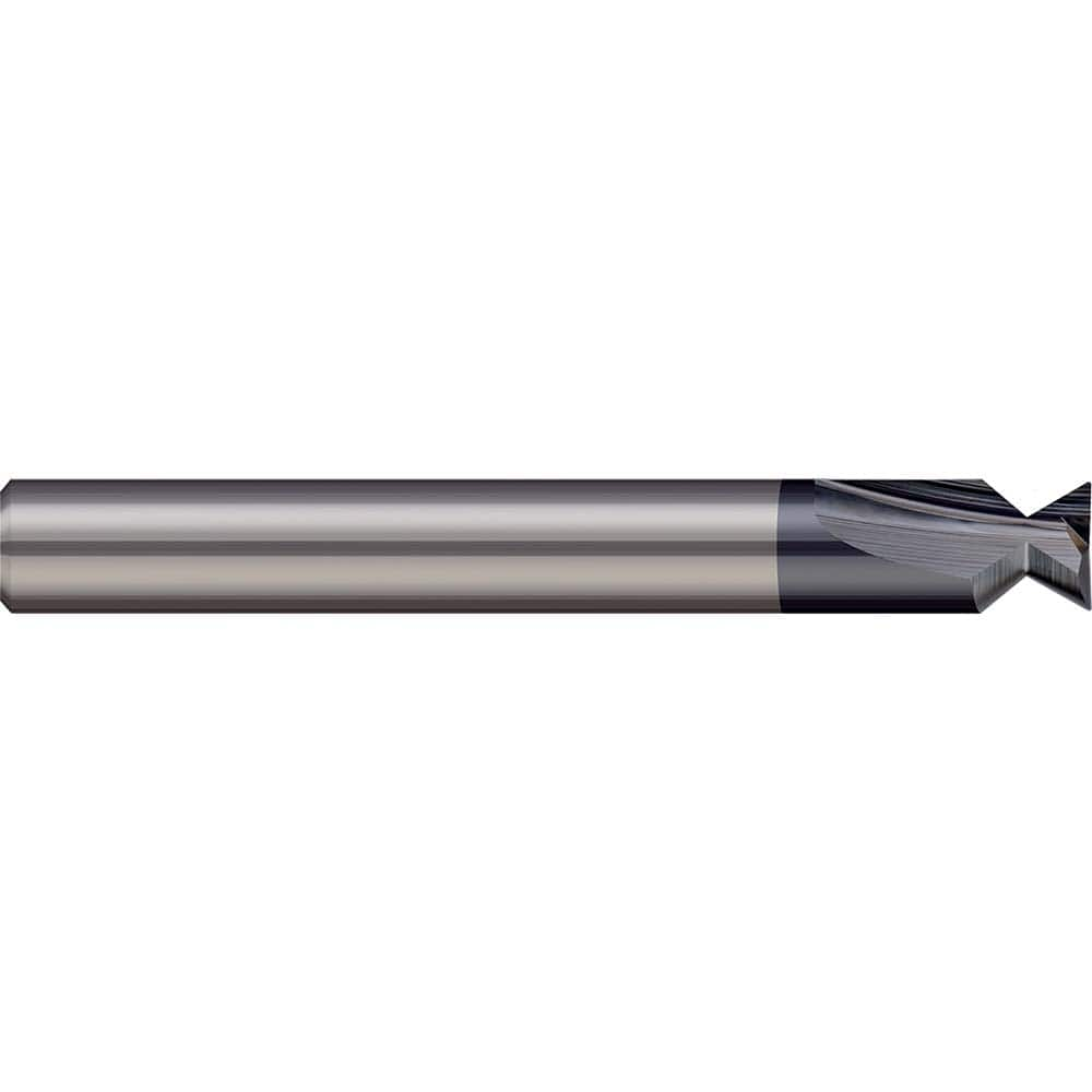 Harvey Tool - 48° 3/16" Cut Diam, 1/8" Cut Width, Solid Carbide Dovetail Cutter - Exact Industrial Supply