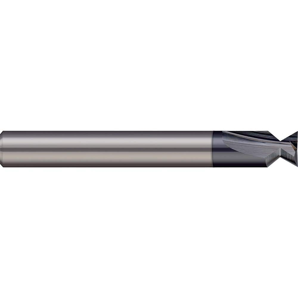 Harvey Tool - 60° 23/64" Cut Diam, 1/8" Cut Width, Solid Carbide Dovetail Cutter - Exact Industrial Supply