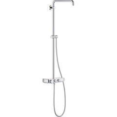 Grohe - Tub & Shower Faucets; Type: Shower System ; Style: Euphoria ; Design: Assembled Package ; Material: Metal ; Handle Type: Knob ; Handle Material: Metal - Exact Industrial Supply