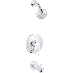 Grohe - Tub & Shower Faucets; Type: Bath and Shower Trim kit ; Style: BauLoop ; Design: Temp/Press Valve ; Material: Metal ; Handle Type: Lever ; Handle Material: Metal - Exact Industrial Supply