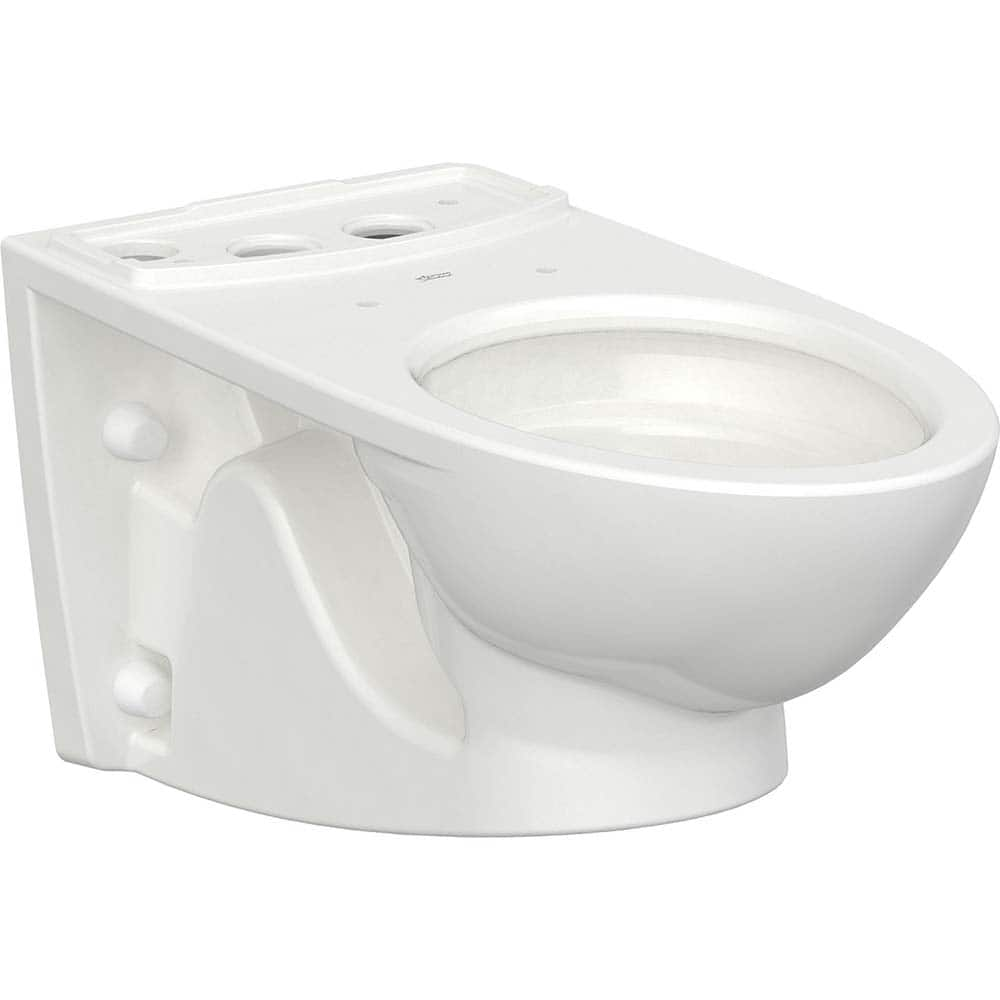 American Standard - Toilets; Type: Wall Mounted Toilet ; Bowl Shape: Elongated ; Mounting Style: Wall Mounted ; Gallons Per Flush: 1.28 ; Overall Height: 17 ; Overall Width: 17.8125 - Exact Industrial Supply