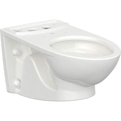 American Standard - Toilets; Type: Wall Mounted Toilet ; Bowl Shape: Elongated ; Mounting Style: Wall Mounted ; Gallons Per Flush: 1.28 ; Overall Height: 17 ; Overall Width: 17.8125 - Exact Industrial Supply