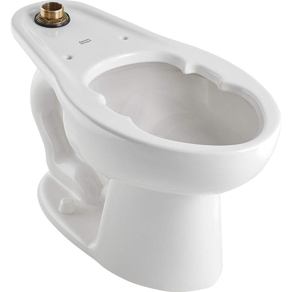 American Standard - Toilets; Type: Bowl only ; Bowl Shape: Elongated ; Mounting Style: Floor ; Gallons Per Flush: 1.1 ; Overall Height: 15 ; Overall Width: 14 - Exact Industrial Supply