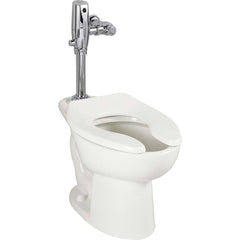 American Standard - Toilets; Type: Bowl only ; Bowl Shape: Elongated ; Mounting Style: Floor ; Gallons Per Flush: 1.1 ; Overall Height: 15 ; Overall Width: 14 - Exact Industrial Supply