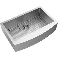 American Standard - Sinks; Type: Single Bowl Stainless Steel Kitchen Sink ; Outside Length: 22 (Inch); Outside Length: 22.000 (Decimal Inch); Outside Width: 33.000 (Decimal Inch); Outside Width: 33 (Inch); Outside Height: 9.0000 (Decimal Inch) - Exact Industrial Supply