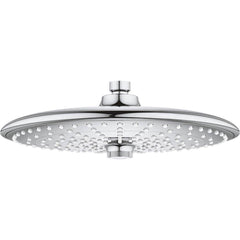 Grohe - Shower Heads & Accessories; Type: Shower Head ; Material: Metal ; GPM: 2.50 ; Face Diameter: 10 (Inch); Finish/Coating: Polished Chrome ; Settings: Spray, Pulse, Combination Pulse-Massage - Exact Industrial Supply