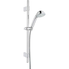 Grohe - Shower Heads & Accessories; Type: Hand Shower ; Material: Metal ; GPM: 2.50 ; Face Diameter: 4 (Inch); Finish/Coating: Polished Chrome ; Settings: Spray, Pulse, Combination Pulse-Massage - Exact Industrial Supply