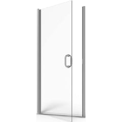 American Standard - Shower Supports & Kits; Type: Shower Door ; Length (Inch): 36 ; Material: Glass/Metal ; Finish/Coating: Brushed; Nickel - Exact Industrial Supply