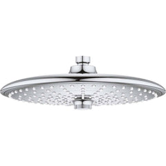 Grohe - Shower Heads & Accessories; Type: Shower Head ; Material: Metal ; GPM: 1.75 ; Face Diameter: 10.25 (Inch); Finish/Coating: Polished Chrome ; Settings: Spray, Pulse, Combination Pulse-Massage - Exact Industrial Supply