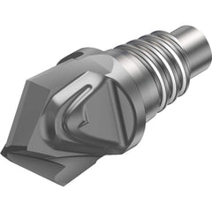 Sandvik Coromant - Corner Radius & Corner Chamfer End Mill Heads; Mill Diameter (mm): 1.50 ; Mill Diameter (Decimal Inch): 0.0591 ; End Type: Corner Radius ; Corner Radius (mm): 4.50 ; Number of Flutes: 2 ; Material: Solid Carbide - Exact Industrial Supply