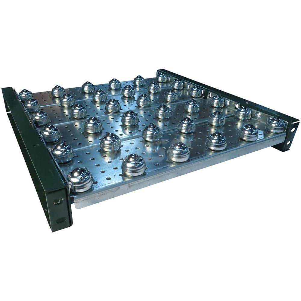 Conveyor Accessories; Type: Ball Transfer Plate; Width (Inch): 27; For Use With: 1.9″ diameter roller conveyor frames and 1-3/8″ roller conveyor; Overall Height: 3.8000 in; Material: Steel; Overall Length (Inch): 24.00; Length: 24.00; Overall Length: 24.0