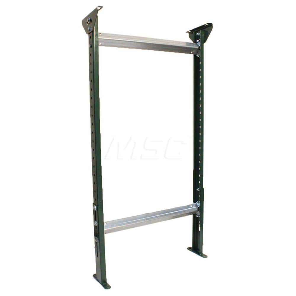 Conveyor Accessories; Type: H Stand; Width (Inch): 34; For Use With: Conveyor of 2-1/2 and 3-1/2″ channel frames and 33″ BF channel frames; Overall Height: 55.0000 in; Material: Steel; Overall Length (Inch): 8.00; Length: 8.00; Overall Length: 8.00; Acces