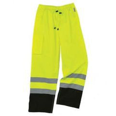 8915BK M LIME BLK BOTT RAIN PANTS - A1 Tooling