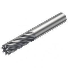 R215.3E-14030-AC26H 1610 14mm 14 FL Solid Carbide End Mill - Corner chamfer w/Cylindrical Shank - A1 Tooling