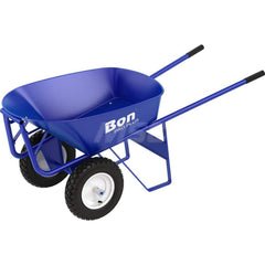 Wheelbarrows; Volume Capacity: 6.0; Load Capacity: 450; Wheel Type: Flat-Free Wheel; Wheel Material: Rubber; Tray Material: Steel; Handle Material: Steel; Capacity (Lb.): 6.0