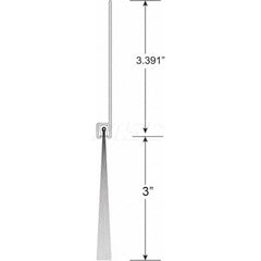 Sweeps & Seals; Product Type: Garage & Dock Door Sweep with Weather Seal; Flange Material: Anodized Aluminum; Overall Height: 6; Bristle Length: 3; Flange Width: 3.0000; Bristle Material: Polypropylene; Overall Length (Inch): 12.00; Length (Inch): 12.00;