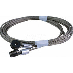 Garage Door Hardware; Type: Garage Door Cable Assembly, Spring Lift; For Use With: Commercial Doors; Material: Steel; Hardware Diameter: .125; Overall Length: 116.00; Finish/Coating: Galvanized; Length (Inch): 116.00; For Use With: Commercial Doors; Finis