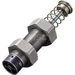 Standard-Duty Shock Absorber: 12 mm Rod Dia, 66 mm OD, 50 mm Stroke, M42 x 1.5 Thread 212.5 mm OAL, 83.3 lb Force