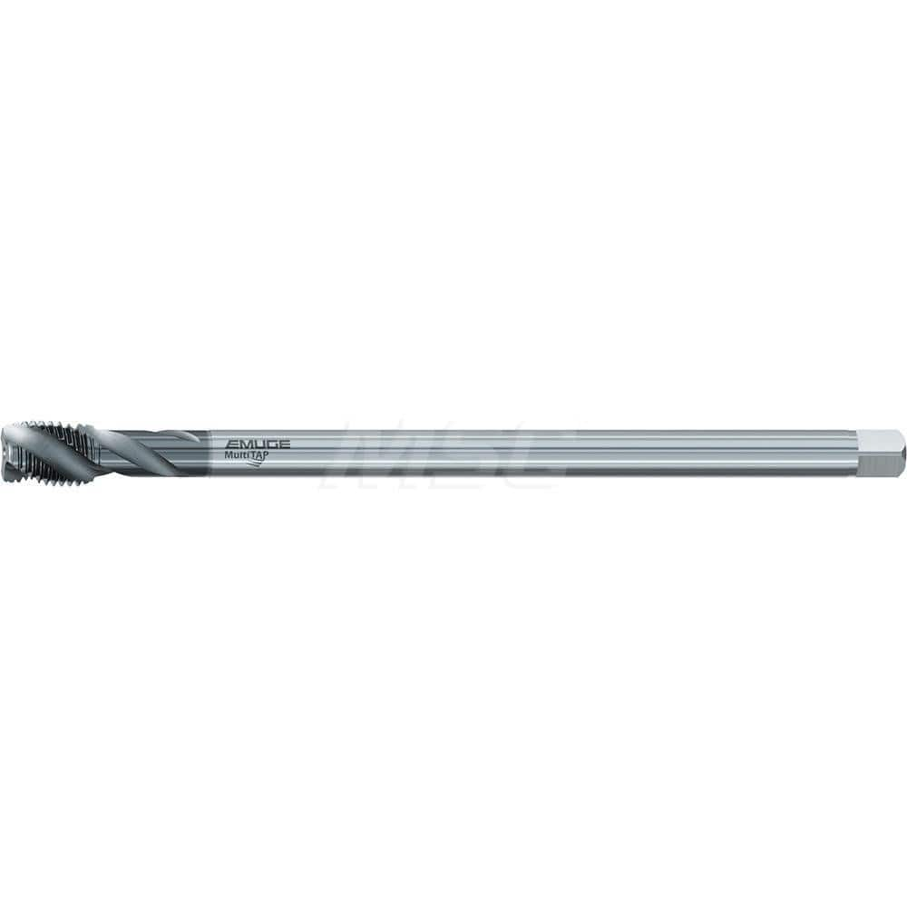 Extension Tap: 1/2-20, 3 Flutes, TiCN Finish, Cobalt, Long Reach 2-3 P, 7.87″ OAL, 0.866″ Thread Length, 2B & 3B Class of Fit