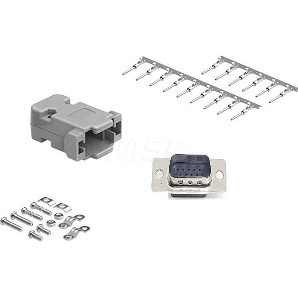 Male D-Sub RS-232 Serial High Density DB15 Adapter For Data Networks, Serial Data Transmission Device Management & Instrument Control