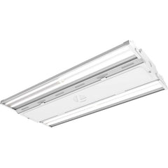 1 Lamp, 221 Watts, LED, High Bay Fixture 44″ Long x 4-3/8″ High x 15-1/4″ Wide, 120-277 Volt, Steel Housing