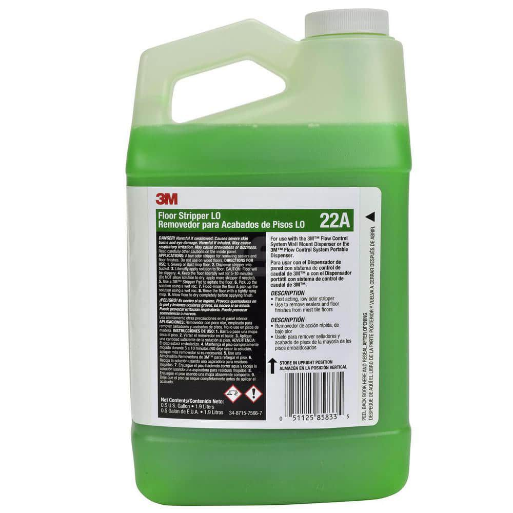 Floor Stripper: 0.5 gal Bottle, Use On Most Resilient Tile Floors And Most Vinyl & Vinyl Composition Floors Solvent Based