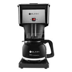 Coffee Makers; Coffee Maker Type: Coffee Brewer; For Use With: BUNN Coffee Filters; Material: Stainless Steel; Plastic; Color: Black; Single Serve: No; Overall Length: 13.80; Overall Width: 7; Overall Height: 14.3 in; Breakroom Accessory Type: Stainless S