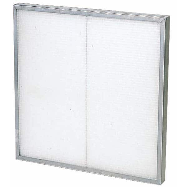 Pleated Air Filter: 20 x 20 x 2″, MERV 5, Washable Polypropylene, Steel Frame, 1,389 CFM