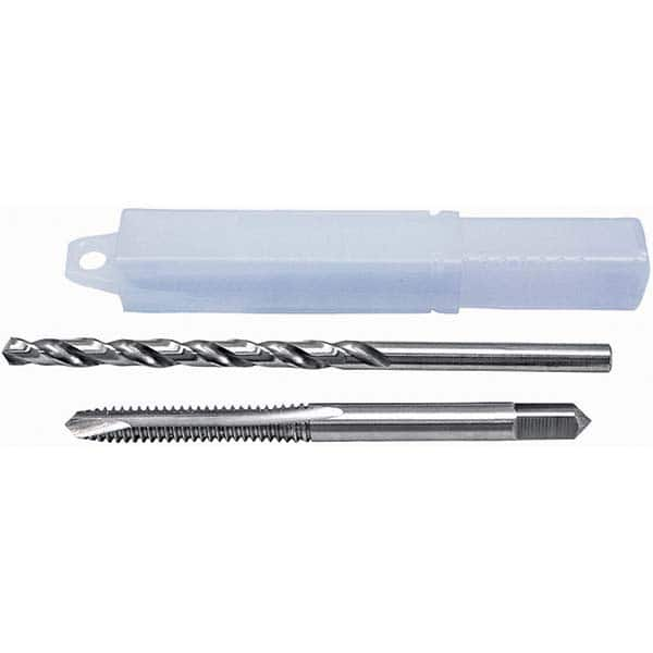 Cle-Line - Tap & Drill Sets Minimum Tap Thread Size (Inch): #10-24 Maximum Tap Thread Size (Inch): #10-24 - A1 Tooling