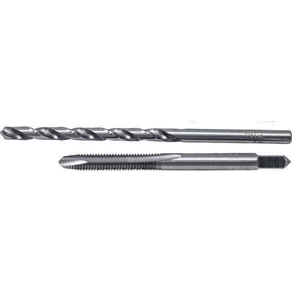 Cle-Line - Tap & Drill Sets Minimum Tap Thread Size (Inch): #10-32 Maximum Tap Thread Size (Inch): #10-32 - A1 Tooling