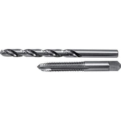 Cle-Line - Tap & Drill Sets Minimum Tap Thread Size (Inch): 3/8-16 Maximum Tap Thread Size (Inch): 3/8-16 - A1 Tooling