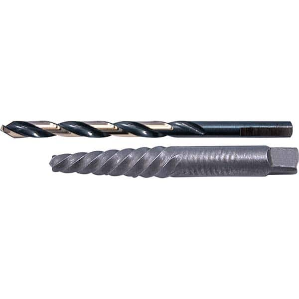 Cle-Line - Bolt Extractor Sets Tool Type: Screw Extractor & Drill Number of Pieces: 2.000 - A1 Tooling