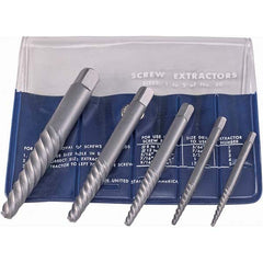 Cle-Line - Bolt Extractor Sets Tool Type: Screw Extractor Number of Pieces: 5.000 - A1 Tooling