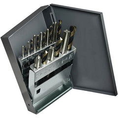 Cle-Line - Tap & Drill Sets Minimum Tap Thread Size (Inch): #6-32 Maximum Tap Thread Size (Inch): 1/2-13 - A1 Tooling