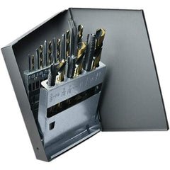 Cle-Line - Tap & Drill Sets Minimum Tap Thread Size (Inch): #6-32 Maximum Tap Thread Size (Inch): 1/2-13 - A1 Tooling