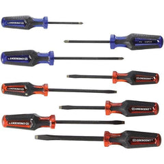 Crescent - Screwdriver Sets Screwdriver Types Included: Phillips; Slotted Number of Pieces: 8 - A1 Tooling