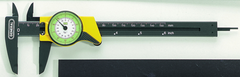 0 - 6'' Measuring Range (64ths / .01mm Grad.) - Plastic Dial Caliper - #142 - A1 Tooling