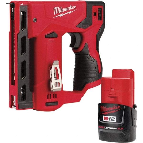 Milwaukee Tool - Staplers & Staple Guns Type: Crown Stapler Type of Power: Battery - A1 Tooling