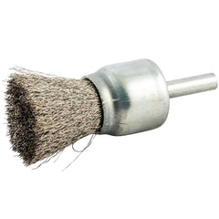 Norton - End Brushes Brush Diameter (Inch): 1 Fill Material: Stainless Steel - A1 Tooling