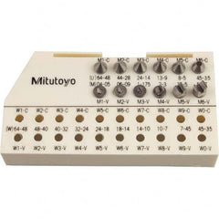 Mitutoyo - Micrometer Accessories Type: Anvil Set For Use With: Screw Thread Micrometer - A1 Tooling