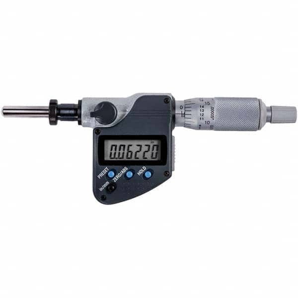 Mitutoyo - Electronic Micrometer Heads Minimum Measurement (Decimal Inch): 0 Maximum Measurement (Decimal Inch): 1 - A1 Tooling