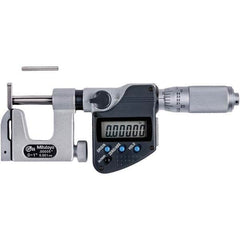 Mitutoyo - Electronic Outside Micrometers Type: Uni-Mike Minimum Measurement (Decimal Inch): 0.0000 - A1 Tooling