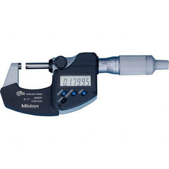 Mitutoyo - Electronic Outside Micrometers Type: Coolant-proof Minimum Measurement (Decimal Inch): 0.0000 - A1 Tooling